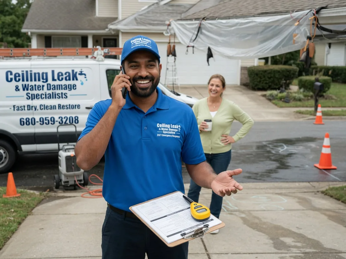 Ceiling Leak Cleanup Sheppton, PA FAQs